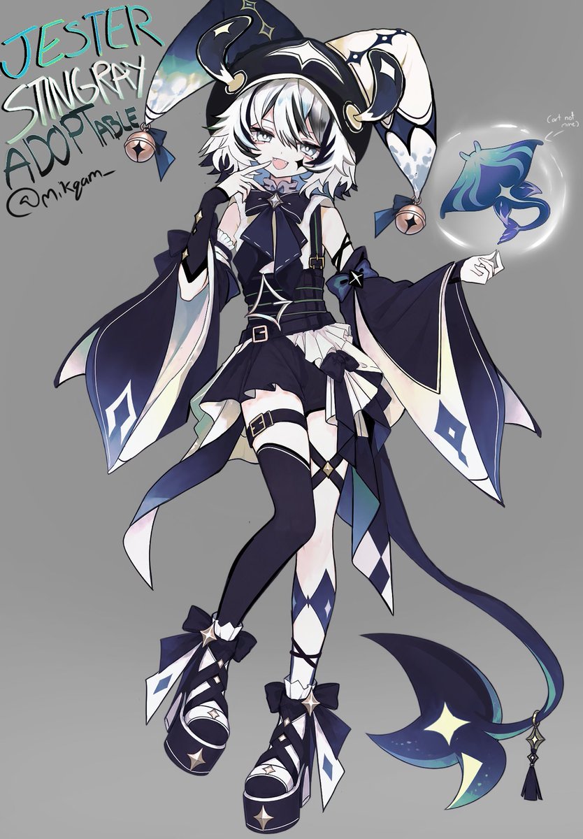 mikqam_'s tweet photo. Jester Stingray Adopt !

SP1: 230$ w/ all rights
SP2: 280$ w/ all rights + a headshot !

#adoptable https://t.co/ab53cLAsUE