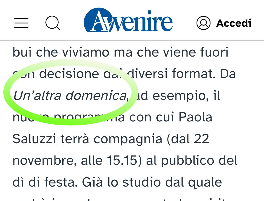 ilrere's tweet photo. Sobbalzo leggendo su #LaStampa che Ugo Porcelli riciclerebbe il titolo #LAltraDomenica su @TV2000it. E infatti sarà #UnAltraDomenica... #refusando #deidelittidellepenne https://t.co/KrGIGaHCLG