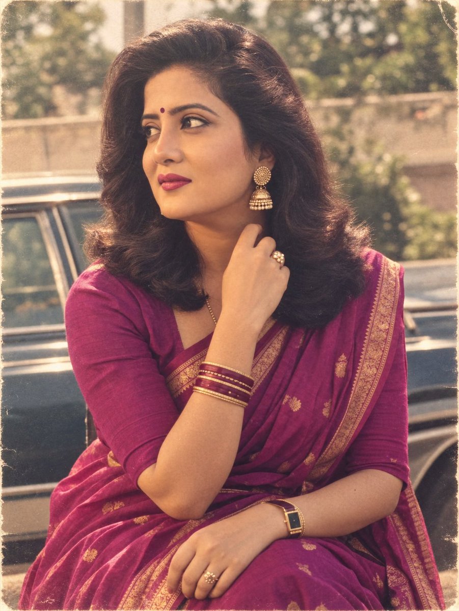 TARUNMI24's tweet photo. Looks like we belong to 80s Had to try this trend- backto80s ai vintage beautiful looks 
 Of @nehabatham03 Didi 🫶🏻🧿🫰🏻#1980s  #trend80s  #80sfashion #trend #80s https://t.co/dyiEq1FbhU