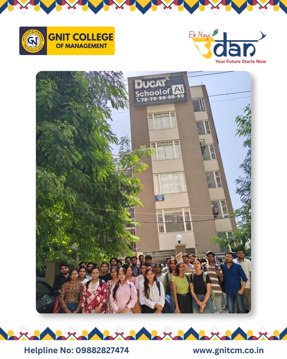 gnitcmofficials's tweet photo. Learning Beyond the Classroom,
A step closer to bridging academics with industry 

#IndustrialVisit #GNITCM #DucatSchoolOfAI #EkNayiUdaan https://t.co/w1pTfUIWGq