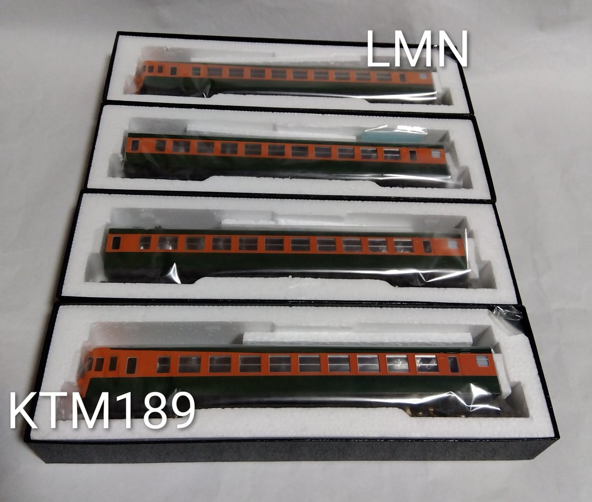 ljm_model's tweet photo. 「リトルモデルNEXT」扱い商品
16番　1/80　16.5mm
KTM189　カツミ
155系　修学旅行電車
　湘南色　4両セット　完成

販売価格　140,000円（税別）＋送料

※前尾灯・室内灯・動力確認済
※MPギア動力つき　1995年製
※写真の通りで新品です https://t.co/UmSRnXYC0C