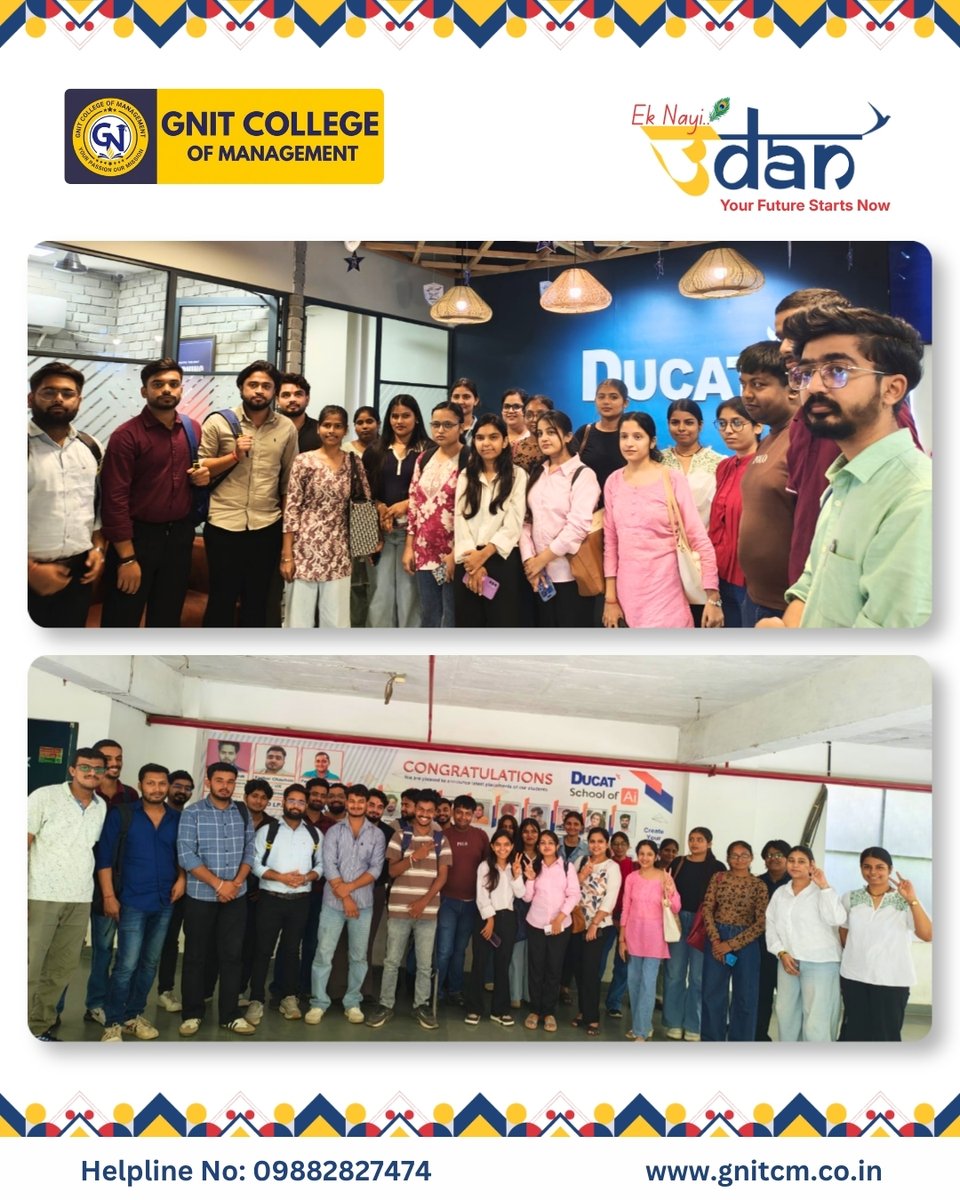 gnitcmofficials's tweet photo. Learning Beyond the Classroom
A step closer to bridging academics with industry 

#IndustrialVisit #GNITCM #DucatSchoolOfAI #EkNayiUdaan https://t.co/OJhaJLbI18
