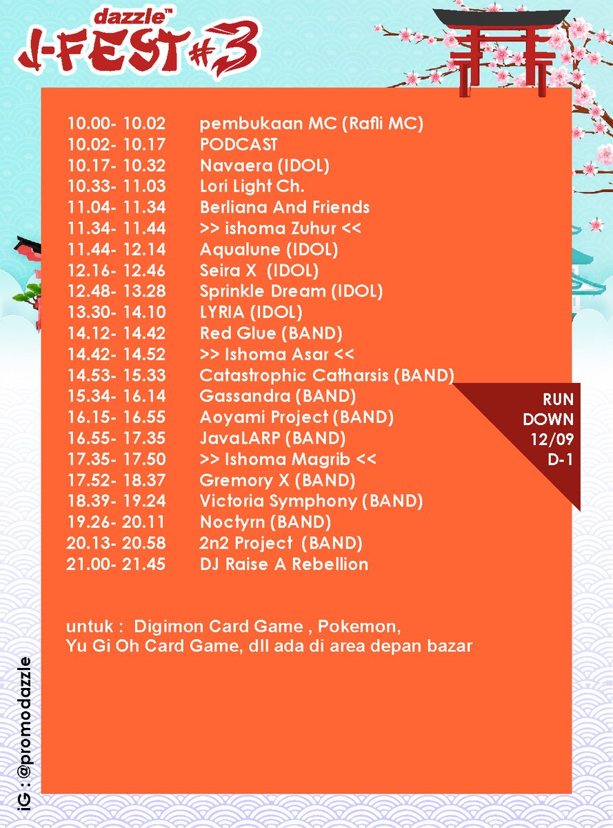 MarielaRiona's tweet photo. Hihiii! Apahhh? Chibi School Goes to Event???
Jangan Lupa Dateng & Ramaikan Perform Lori Light, Mariela Riona & Evara Lyrissha ke Dazzle J-Fest #3 yahh!
🗓️12 September 2026
⏰10.30 WIB
📍Super Dazzle Gejayan, Yogyakarta
See u All~
#Vtuber #Jfest https://t.co/jKrVDJUBno