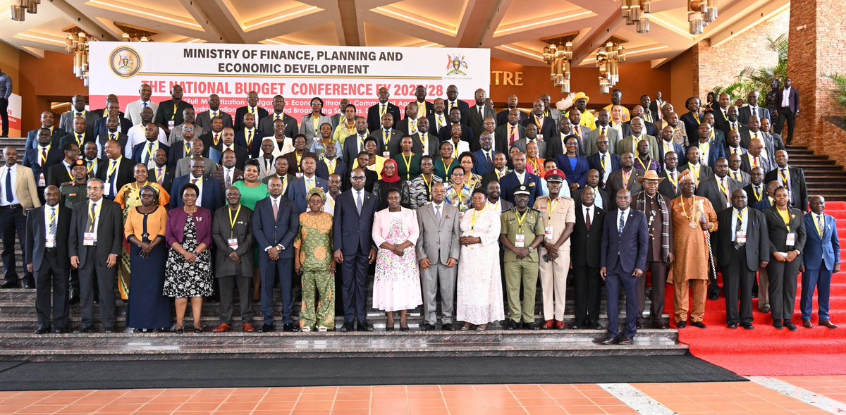 KankundaAmos1's tweet photo. I attended the National Budget Conference for FY 2027/28, presided over by H.E. the Vice President of the Republic of Uganda @jessica_alupo 

The Minister of Finance, Planning and Economic Development Hon @henrymusasizi1 presented the Budget Strategy for FY 2027/28, which is anchored on seven key strategic priorities which included Revenue-Led Fiscal Consolidation, Prudent Management of Oil Revenues (Sweet Pearl), Mobilization of Private Capital for ATMS, Accelerating the Realization of the Tenfold Growth Strategy, Strengthening Wealth Creation Programs, Enforcing Key Budget Reforms, Prioritizing Jobs, Exports and Household Incomes aimed at strengthening Uganda’s economy all aimed at improving the livelihoods of our people.

As Parliament, our role remains critical in ensuring that these priorities are translated into effective policies, realistic budgets and tangible results for the people of Uganda.

The focus must ultimately be on creating opportunities, growing household incomes, expanding exports, generating decent jobs and accelerating Uganda’s transformation into a prosperous and competitive economy.