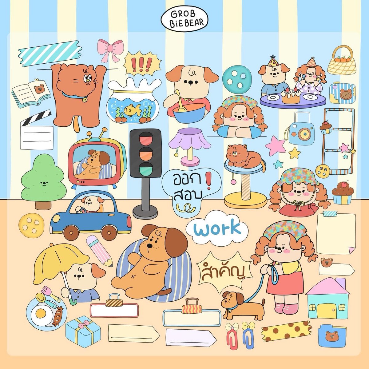 grobbiebear's tweet photo. มาเริ่มปี 2027 ด้วย Planner : Grobbiebear กันเถอะ
⭐️💓วางแผนชีวิต เก็บความทรงจำ ประสบการณ์ต่างๆ ในเล่มเดียว
📝2027 Digital Planner v1.
‘ᴘʀɪᴄᴇ : 229 ʙᴀʜᴛ 🌟
✏️มี 𝙃𝙔𝙋𝙀𝙍𝙇𝙄𝙉𝙆 กดเลือกหน้าที่ต้องการได้~
#planner #planner2027 #แพลนเนอร์2027 #แพลนเนอร์ #plannerdigital https://t.co/BrOZZDizEM