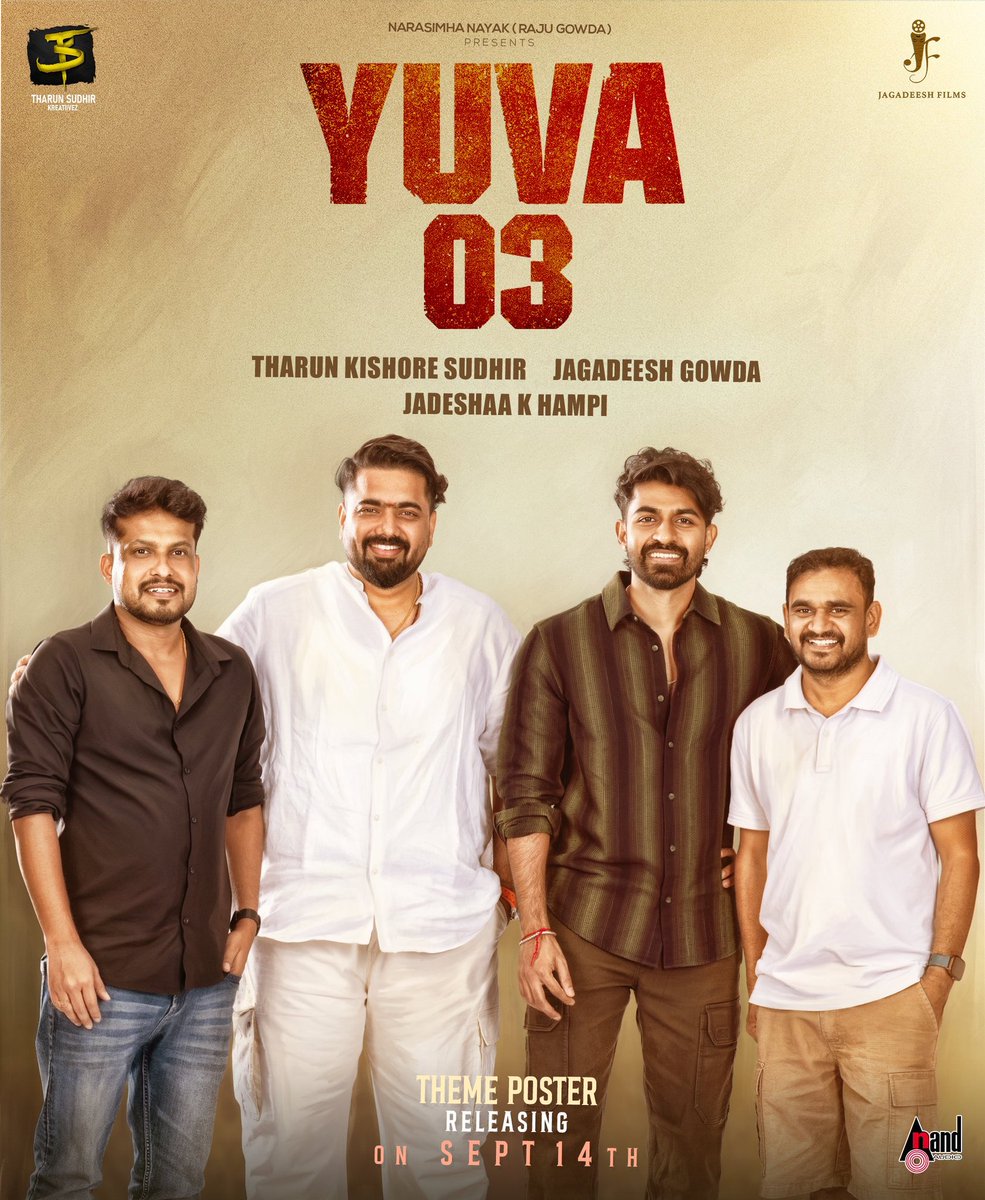 KarnatakaBO1's tweet photo. The title will be revealed on 14th September 2026 - 11:11 AM 

#YUVA03 https://t.co/uGB9Y1BHhq