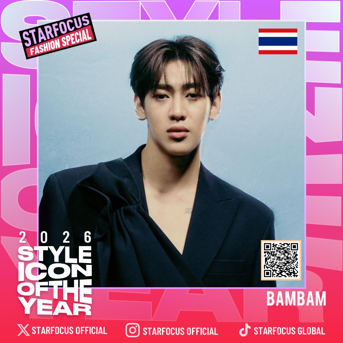 miamiaisme_'s tweet photo. ✨STARFOCUS FASHION SPECIAL

🎉Congratulations to BamBam for being nominated for 2026 STYLE ICON OF THE YEAR

❤️Framing the World Defining the Icon

🔗https://t.co/YkWoWbr24o
📆2026.09.11 - 09.28 (BKK)

#BamBam #뱀뱀 #GOT7 
@bambamuniverse @BamBamBooster @TeamBamBamSpace https://t.co/ecaJsxGNcs