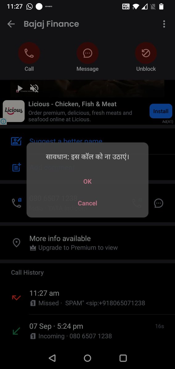 siddesh586's tweet photo. @Bajaj_Finance @Bajaj_Finance Another #torcher call from #bajaj #finance https://t.co/jFEXF2y5dM