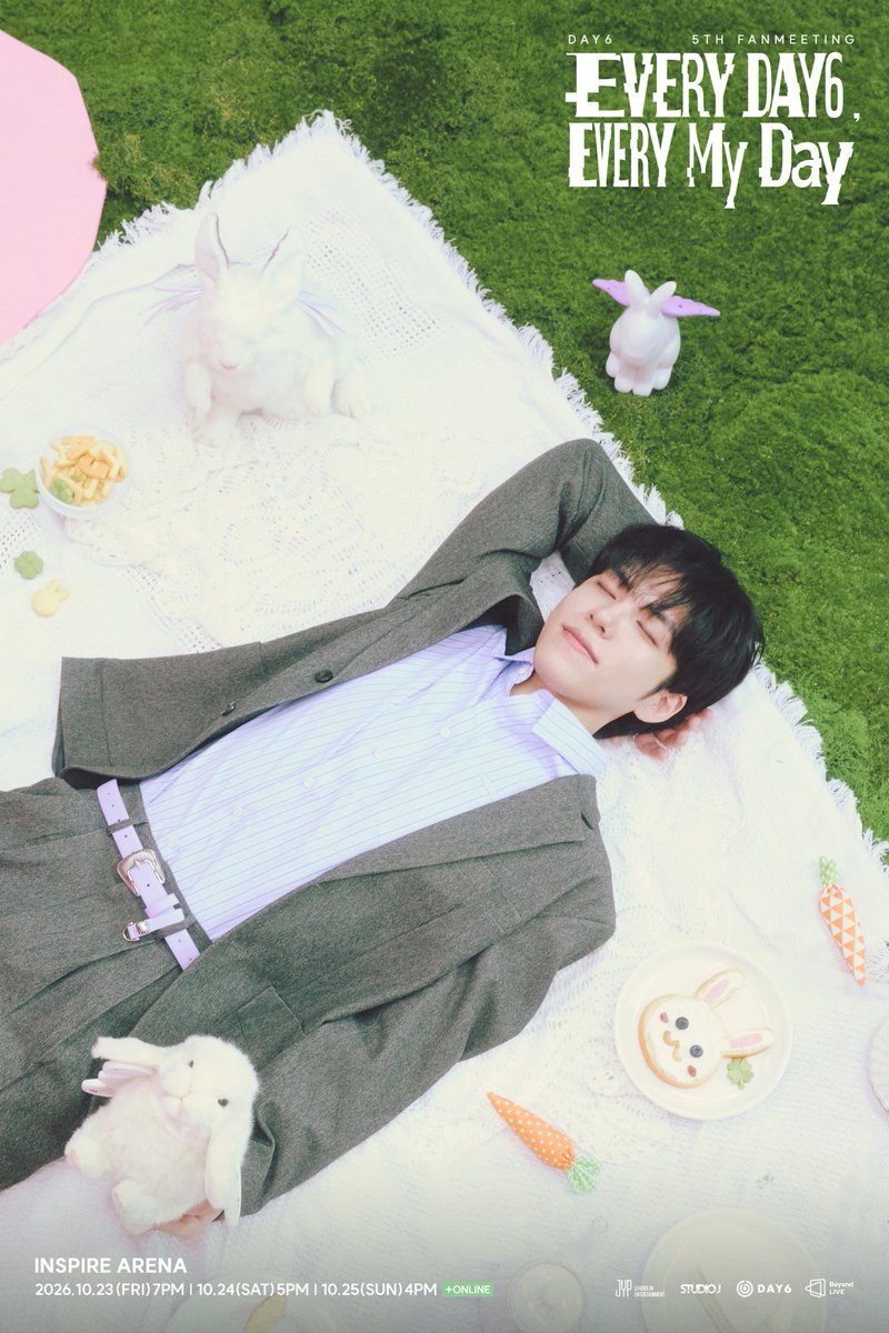 day6official's tweet photo. DAY6 5TH FANMEETING
<EVERY DAY6, EVERY My Day> 🌌

#WONPIL #원필 Concept Photo

2026.10.23 | 10.24 | 10.25 + Beyond LIVE

@ INSPIRE ARENA

#DAY6 #데이식스
#MyDay #마이데이
#DAY6_5TH_FANMEETING
#EVERY_DAY6_EVERY_My_Day https://t.co/fnFBNXO9TU