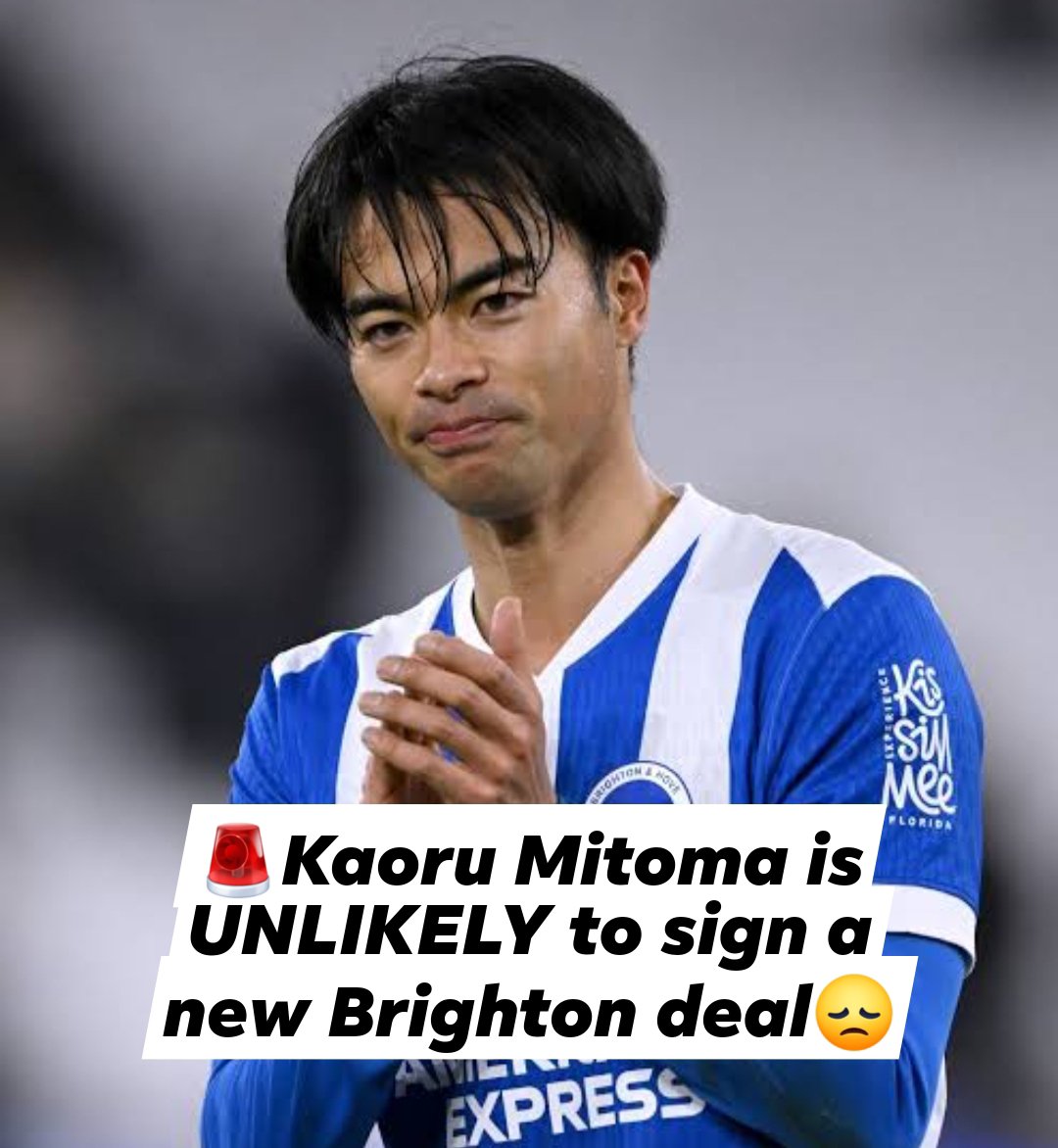 brightonAfans's tweet photo. 🚨 Kaoru Mitoma is UNLIKELY to sign a new Brighton deal, with contract talks currently stalled. 🇯🇵

The winger has ONE YEAR left on his contract and could leave as early as January. ⏳

[Source: @TEAMtalk]

#Brighton #BHAFC https://t.co/ftZBZihKJV