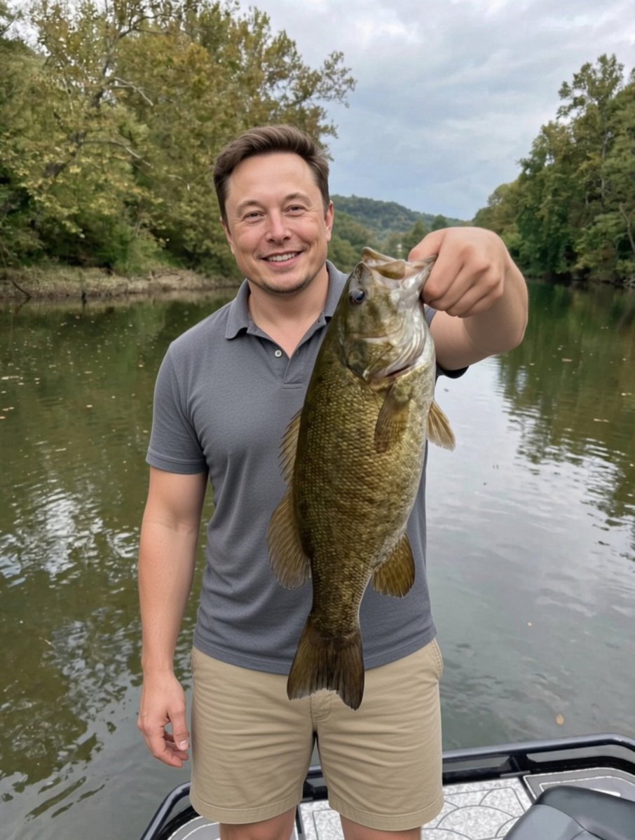 RocketManjp2's tweet photo. Would you go fishing with Elon Musk? 🎣🥺❤️ https://t.co/GUZvkcfeH5