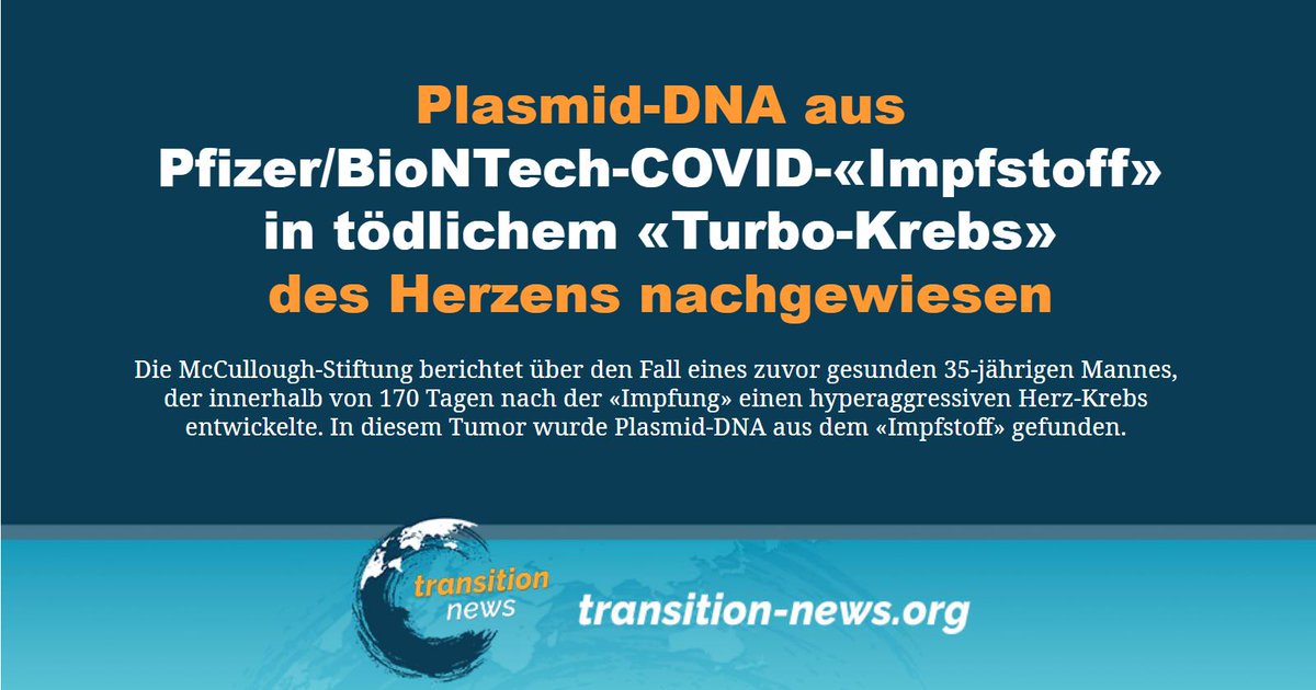 C_Transition2's tweet photo. Die #McCullough-Stiftung hat einen neuen #Fallbericht veröffentlicht, der einen der bislang auffälligsten Befunde in der Debatte um durch COVID-19-«Impfstoffe» ausgelöste «Turbo-Krebserkrankungen» präsentiert:
Weiterlesen ... (https://t.co/hoNMRG6qcP)
#transitionnews #Covid https://t.co/vWHLzjkX3z
