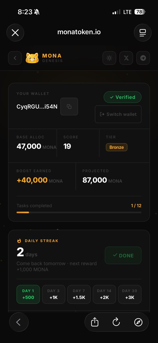 Chaarq2000's tweet photo. @Monasolanatoken I received nothing ? 

Scam ? https://t.co/g8YBrrMkv1