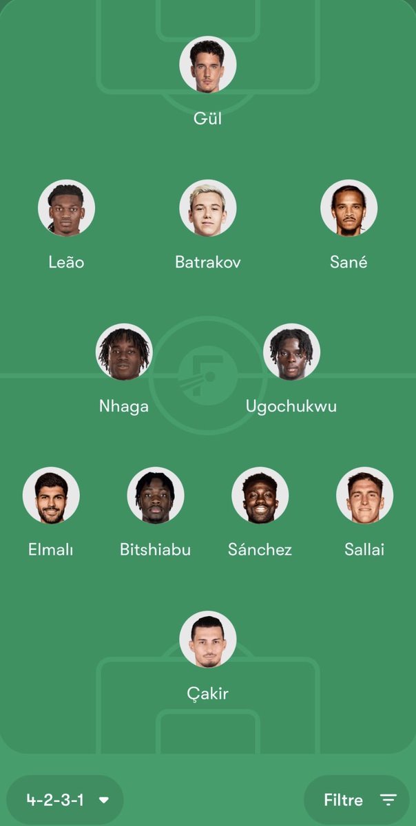 Via_Marko's tweet photo. Okan Hoca, eğer forma adaletin varsa Osimhen’in yokluğunda Kocaelispor maçına bu 11’le çıkarsın. Maça çıkması gereken kadro bu. https://t.co/7It3yiX6Wv