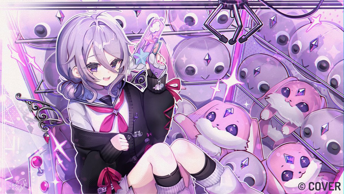tac_toki's tweet photo. ˙⋆✮Crane Machine ✮⋆˙
I had the pleasure of drawing Biboo in her new outfit! 🗿₊˚⊹ᰔ
Thank you very much for the collaboration and the opportunity! (˶˃ ᵕ ˂˶) ₊˚⊹ᰔ
#bibooSSR #bijouwled https://t.co/KoK1N5nATR