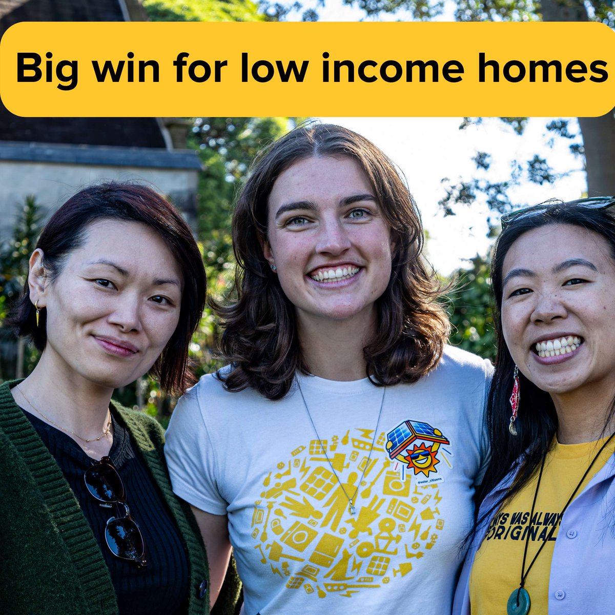 solarcitizens's tweet photo. A big win today for renters, apartment residents and low income households as Australia’s Energy Ministers commit  to make plug-in solar and batteries available to all Australians, by exploring “pathways to support their safe deployment”.  more here https://t.co/tSTAfiLJIB https://t.co/MGsDgKeeFl
