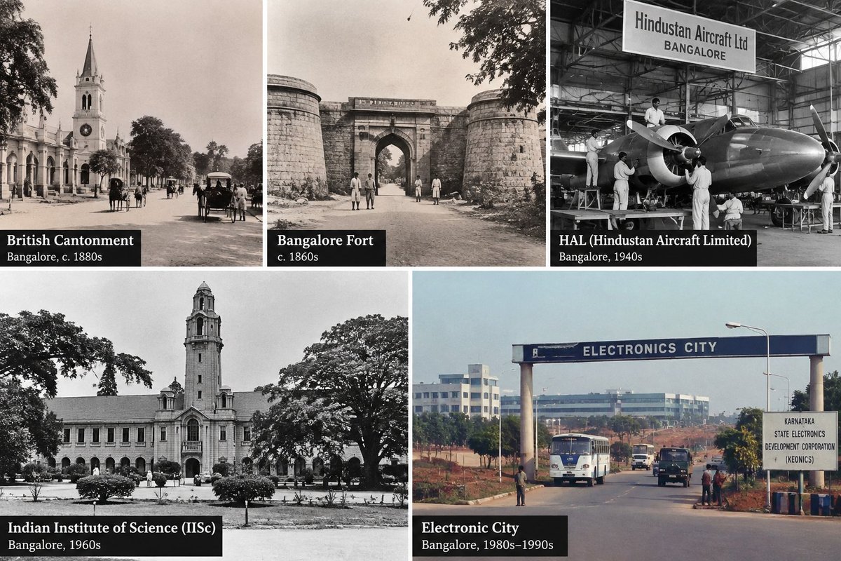 TheBriefRoom1's tweet photo. After seeing so many comments on my Hyderabad documentary asking, “Who developed Bengaluru?”, 
I started wondering…  
Who really developed Bengaluru?  

I searched for a documentary that tells the complete story — from the beginning, explaining how and why Bengaluru became what it is today. 

 Honestly, I couldn’t find one that connected all the dots.  I kept finding pieces…  Kempegowda. The British. S.M. Krishna. The IT boom. 

 But how did they all connect?  

So I started digging deeper.  And what I found was a story full of unexpected decisions, turning points and fascinating twists. 
Some of them genuinely surprised me.  Once you see the complete timeline, you might look at Bengaluru very differently.  
🎥 Full documentary TODAY at 7:30 PM.  
https://t.co/gs6JGRt84X 

Who really developed Bengaluru? The Story Nobody tells  I’ll let the story answer that.  
👇 Some interesting pictures from the documentary.