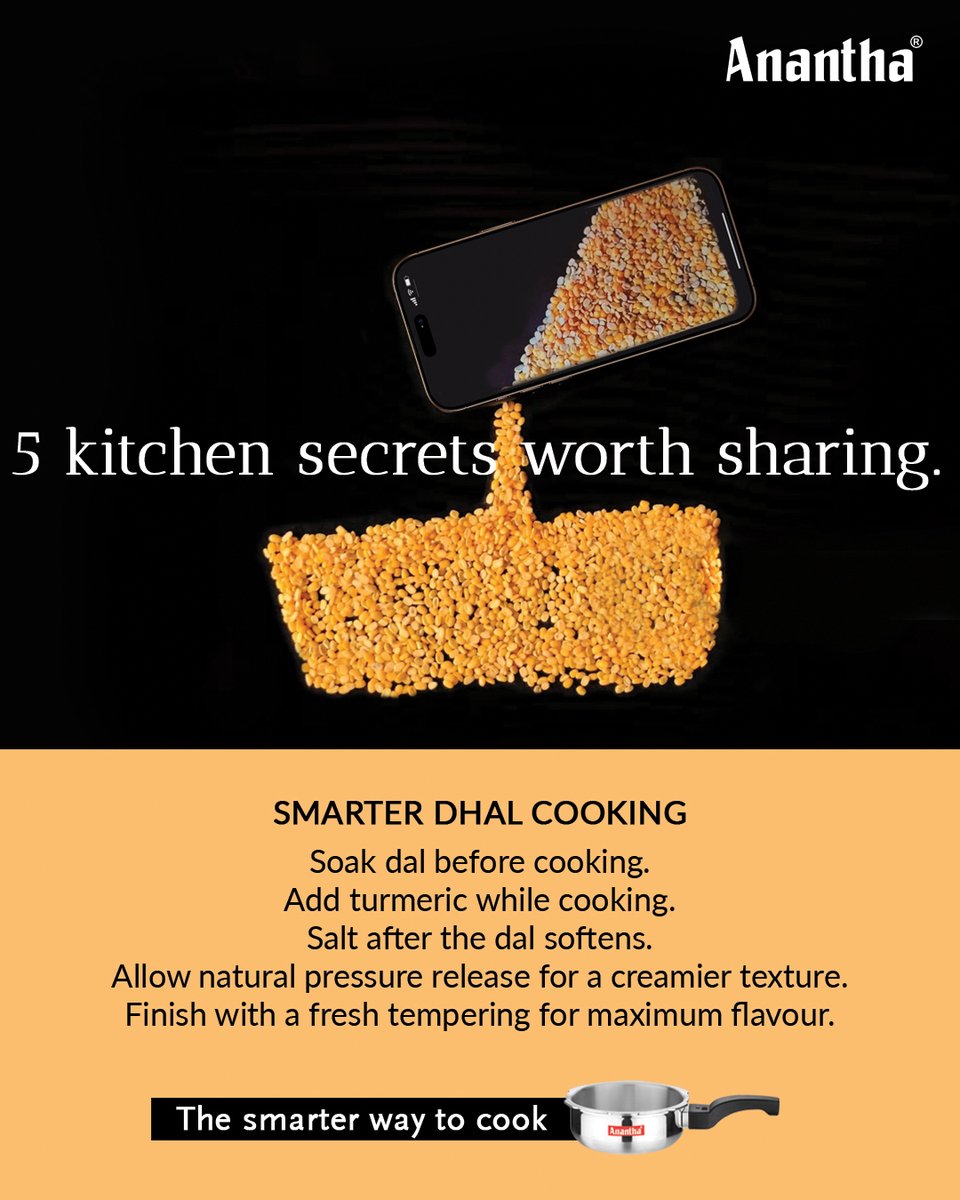 ananthacooker's tweet photo. From everyday dal and rice to delicious home-cooked meals, a reliable pressure cooker can make your kitchen routine easier and more convenient.

Shop now - https://t.co/QwW6MYflVL

#Cookware #PressureCooker #Cooker #Kitchen #SmartCooking #HomeCooking #Cooking #IndianKitchen https://t.co/ON0fJjjhbx