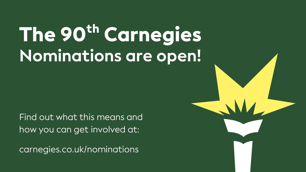 CarnegieMedals's tweet photo. 📚 Nominations are open for the 90th Carnegies!

@CILIPinfo members can nominate one outstanding title for each Medal by 25 September. Help us find the books that will make their mark on our 90th anniversary year. 🏅

https://t.co/DWl0P73t9j

#Carnegies2027 #Carnegies90th https://t.co/pxtdDqc3wk