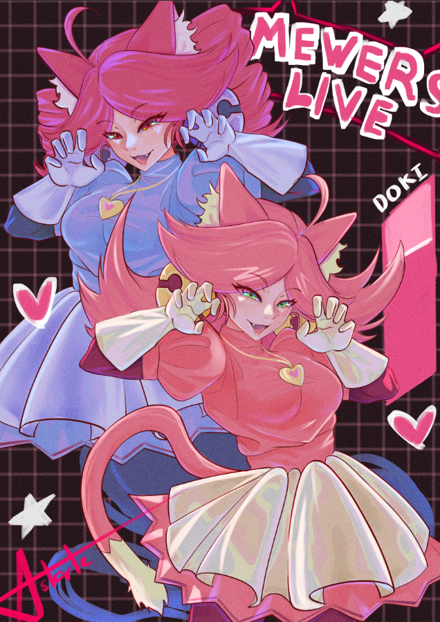 StarShrim's tweet photo. Mew Mew and Teto https://t.co/keUlgQoWij
