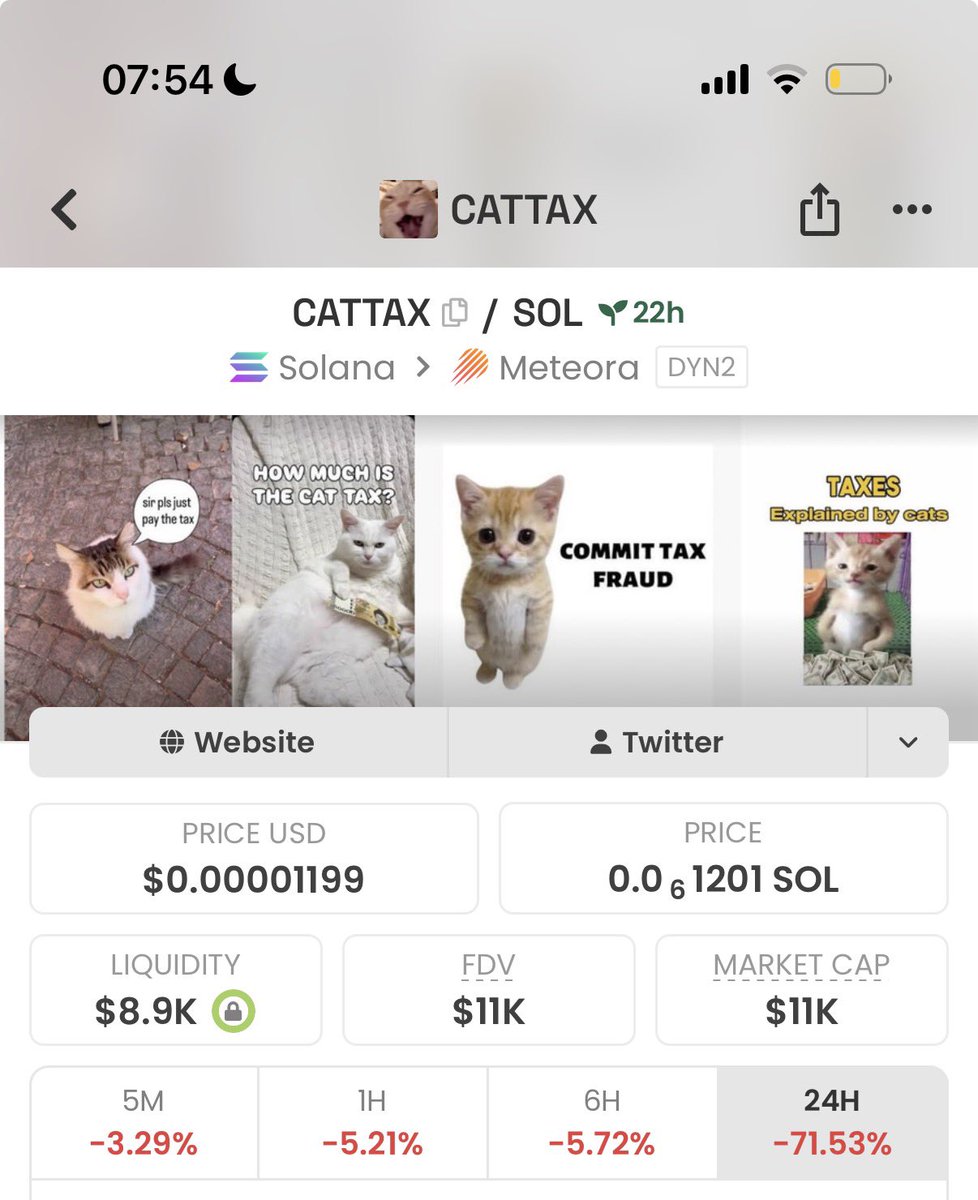 PrudentSammy's tweet photo. I will be bagworking this for days. 

A great narrative like this can’t die.

Won’t stop talking about it, till @PoorGoat_ notice us. 

What CATTAX does? 

$CATTAX fees fuels a DOGE short,  profit + margin buys $CATE and airdrops to all holders. 

Fully automated 24/7 even while you sleep the cat taxes doge and pays you $CATE.

It is a good mechanism for the CATE community! 

Kindly tag @PoorGoat_ or any cate top holder 

CA; A8WGag2MmbFjHsmuo41WJkQaUogrZspLK2hvFCbDW61g