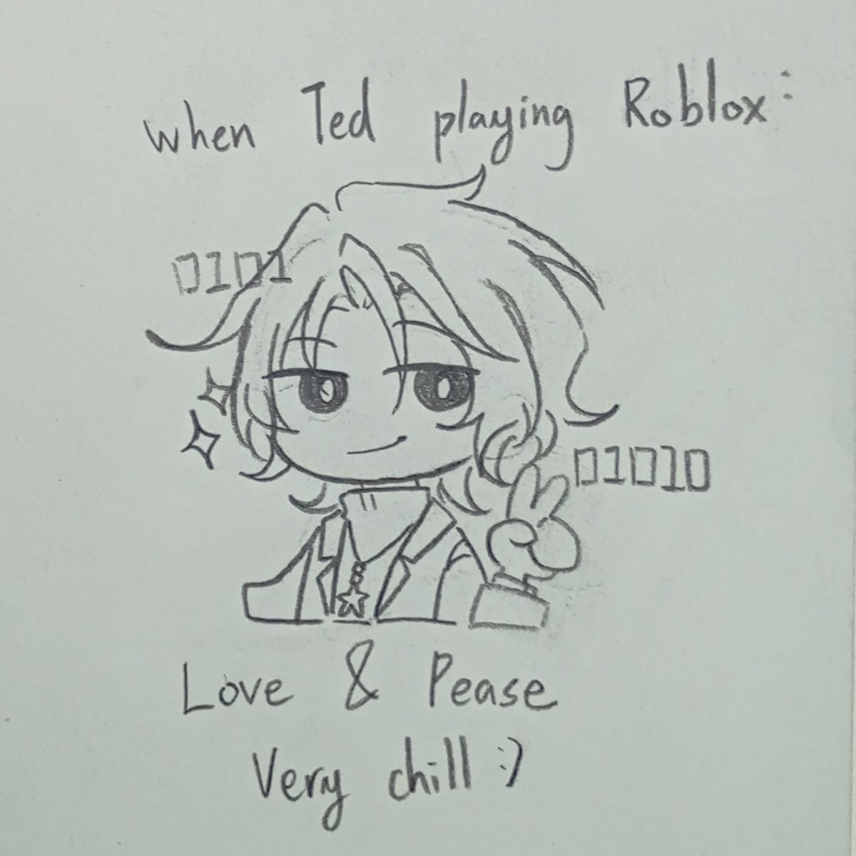 owo_grape's tweet photo. I draw Ted in my style!
My drawing didn't very well today...
#Ted #Idaios https://t.co/WoV47sYn01