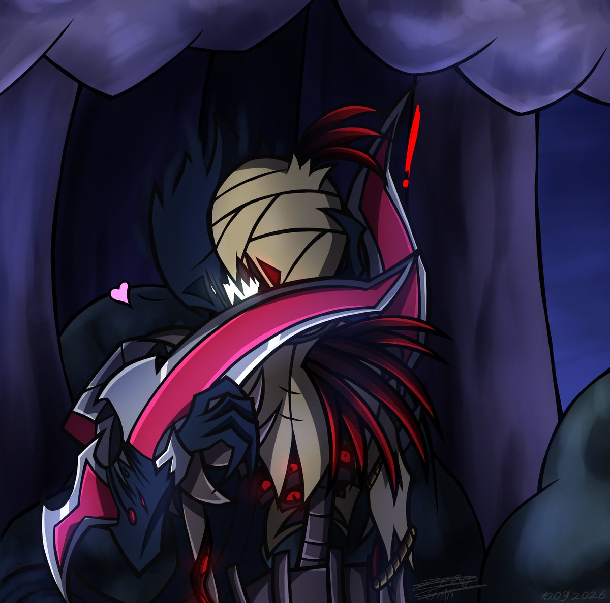 cha29420869's tweet photo. I warned you, but no one listened to me, so now you will SUFFER for your sins!
#LeagueOfLegends #LeagueOfLegendsFanArt #Fiddlesticks #Nocturne https://t.co/rXvoz3d4up
