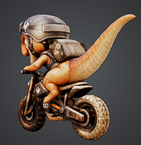BuildWithND's tweet photo. 🦖 REXRIOT 🏍️

Cute face. Sharp teeth. Full throttle.

A chibi T-Rex built for adventure, riding a rugged custom mini-bike with a fierce little attitude.

Built with @tripoai 

#tripoai #tripop2 #AI3D #3DModeling #Chibi #Dino #TyrannosaurusRex https://t.co/ddRI2uRGv5