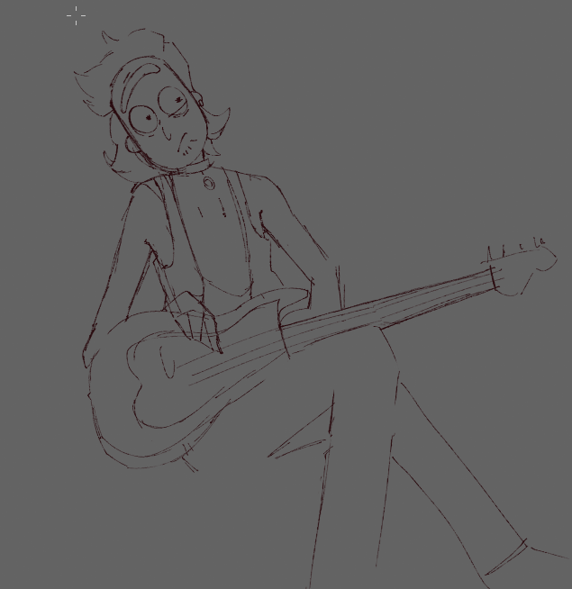 thisbebirdseed's tweet photo. i really liked the flesh curtains rick from the comics. tryna loosen up my wrist some more https://t.co/hxKFeLbz7l