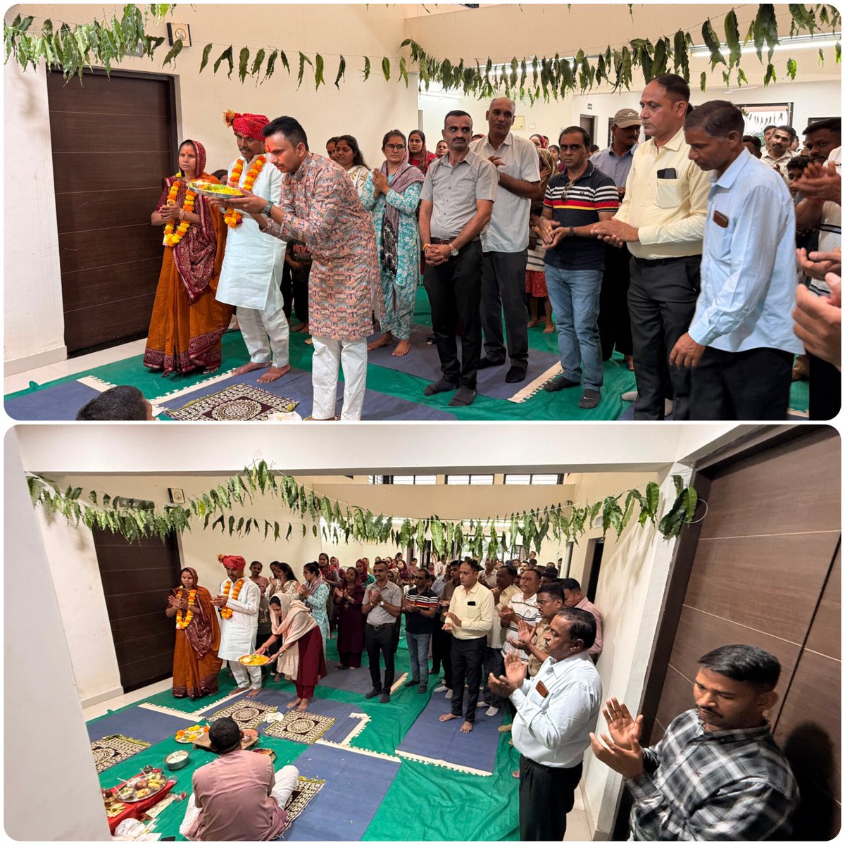 SP_Arvalli's tweet photo. 🙏 પવિત્ર શ્રાવણ માસ નિમિત્તે ધાર્મિક આયોજન 🙏
અરવલ્લી જિલ્લા પોલીસની MT શાખા તથા માઉન્ટેડ શાખા ખાતે પવિત્ર શ્રાવણ માસ દરમિયાન સત્યનારાયણ ભગવાનની કથાનું આયોજન કરવામાં આવ્યું હતું. 🚔🙏#AravalliDistrictPolice #ShravanMonth #SatyanarayanKatha #MTBranch #MountedBranch https://t.co/falCdbI3g4