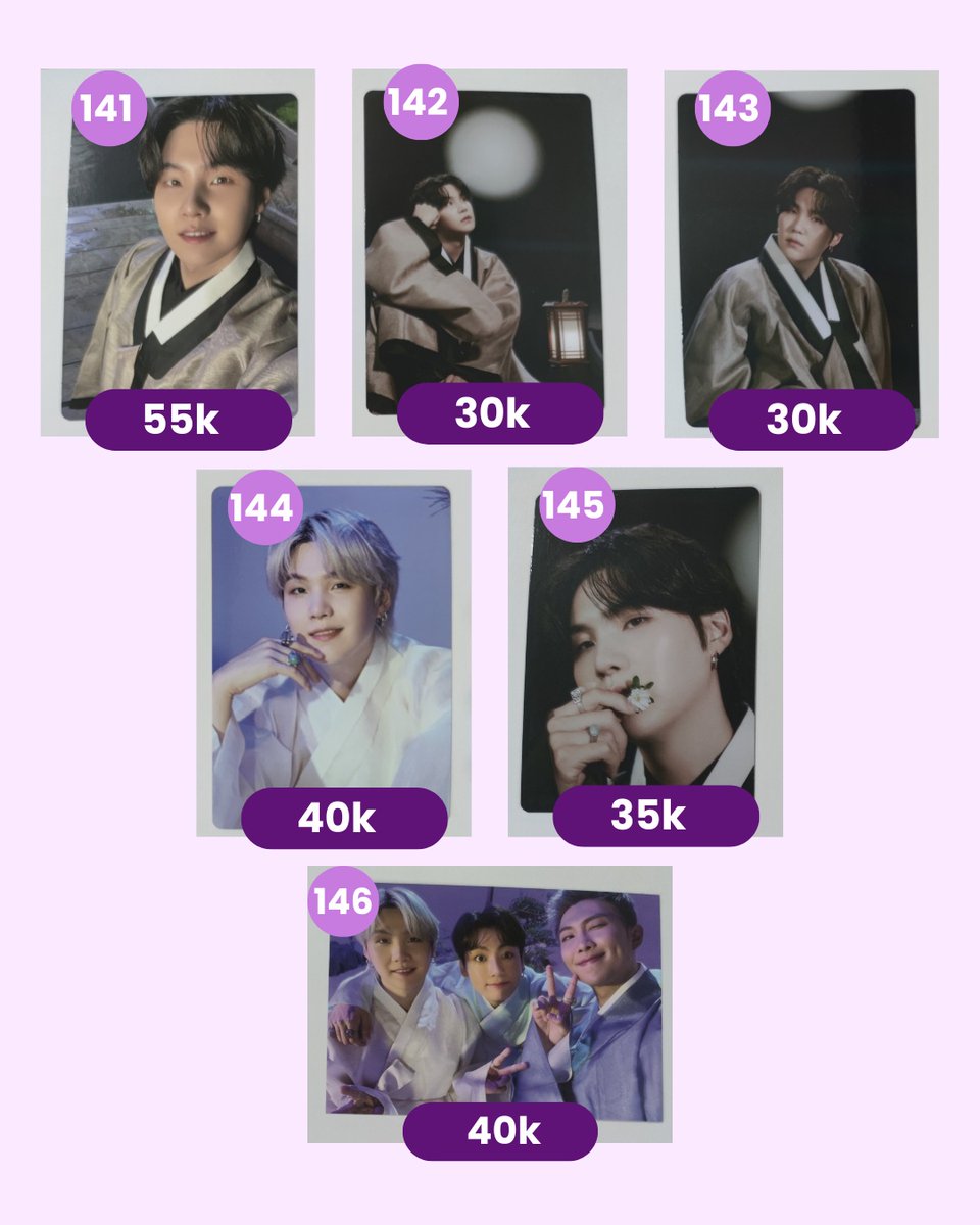 21_Minana's tweet photo. 💜 WTS Official Collection | Part 2 MPC 
koleksi pribadi 💜

📍 Surabaya
📦 via oren
💳 Split Pay
• Full payment via transfer.
• CO oren packing (5k).

📩 Tanya" PC nomernya ya (contoh: 005 / 012)

#BTS #WTSBTS #Photocard #WTS #Wanttosell https://t.co/yTbWSWHWcY