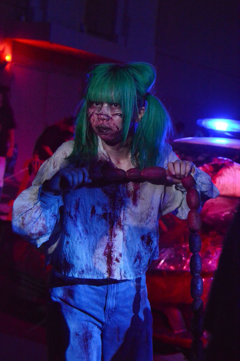 moge_1025's tweet photo. 9/11　ハロウィーン・ホラー・ナイト

猫ちゃんみたい💚🐱

 #USJファン
 #HHN2026
 #ハロウィーンホラーナイト https://t.co/4Lfcp1RKRR