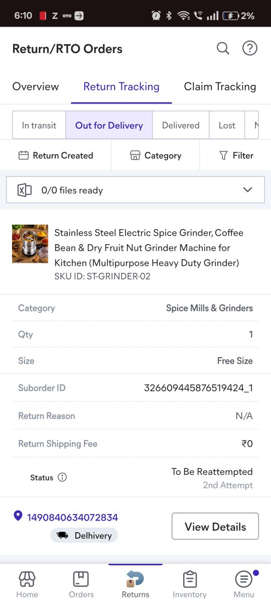 SomnathPal2002's tweet photo. 🚨 Fake delivery attempts by @Delhivery! No calls made, trying to steal my return product.
Suborder: 326609445876519424_1
AWB: 1490840634072834
Deliver today @Meesho_Official! Fix this fraud. #MeeshoSeller #DelhiveryFraud https://t.co/fb5X6j6jd3