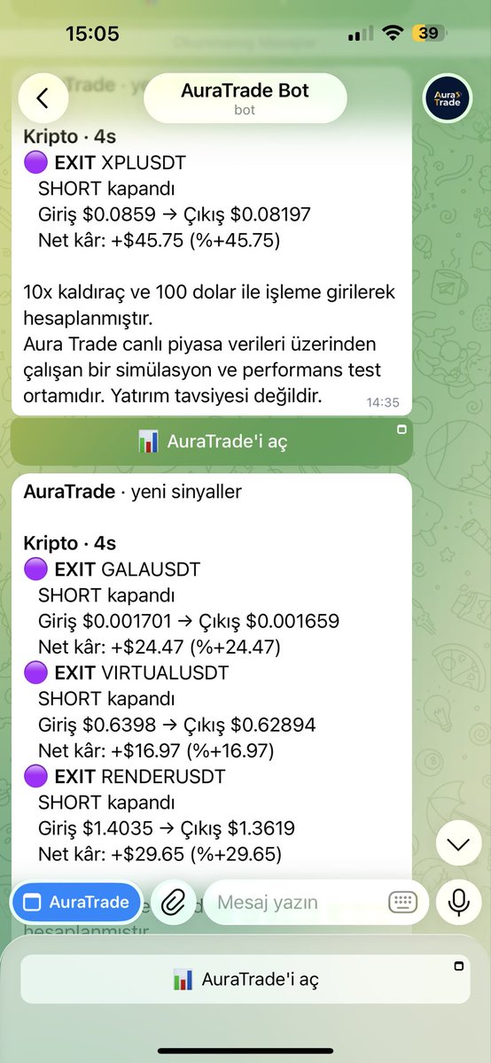 AuraTradeAT's tweet photo. BugΓΌnΓΌn kΓ’rlarΔ±ndan birkaΓ§Δ± π
π’ #GALAUSDT +24.47%
π’ #VIRTUALUSDT +16.97%
π’ #RENDERUSDT +29.65%
π’ #XPLUSDT +45.75%
Hedefler geldi. π―
YTD.
#Kripto #Trading https://t.co/IBGwGOiyMB