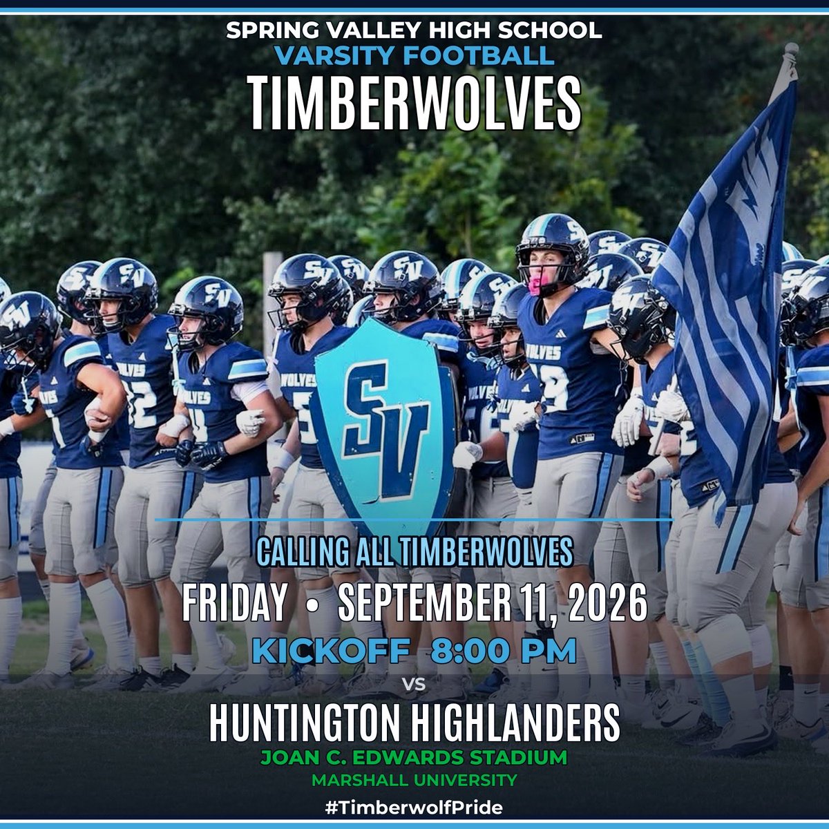 AthleticSpring's tweet photo. #TimberwolfPride 🏈💙🐺 @coachdwolves @SVwolvesFB https://t.co/8wX0GXtupH