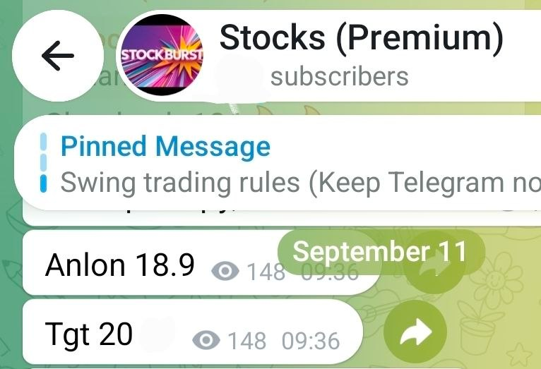 stockburst9's tweet photo. 🔥 11 SEPTEMBER PERFORMANCE 🔥
🚀 #PINELABS — ₹174 ➡️ ₹200 (+14.94%) 📈
💥 #DHOOT — ₹1580 ➡️ ₹1728 (+9.37%) 📈
⚡ #ANLON — ₹18.9 ➡️ ₹20 (+5.82%) 📈
🚀 #FINOLEX — ₹1300 ➡️ ₹1500 (+15.38%) 📈 https://t.co/EERzsR4KRG
