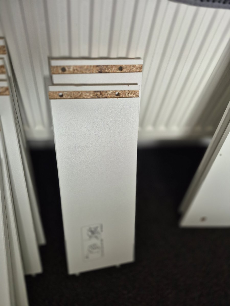 bomberlancs's tweet photo. @IKEAUK 

Well done IKEA that is now 2 out of 2 Storklinta 6 drawer chest of drawers that have been incorrectly packaged. First set wrong 4 big drawers incorrectly drilled. Second set, we have 6 left sided big drawer sides and 2 right sides. #notmuchfaithinikea https://t.co/uNthZanoFn