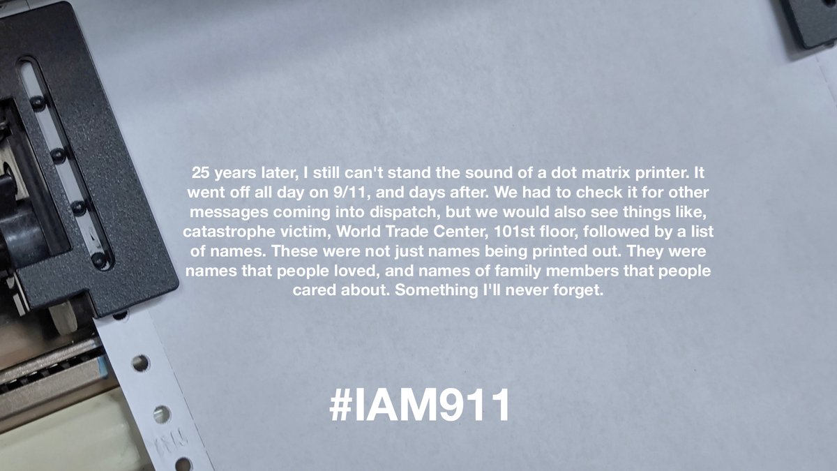 911podcast's tweet photo. 9/11 stories submitted to the #IAM911 movement. Thank you so much for sharing, and for what you do in our profession. https://t.co/FChGlM8AvU