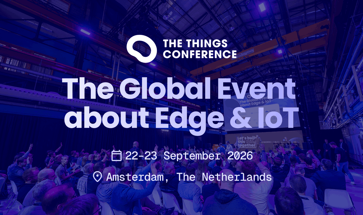 LoRaAlliance's tweet photo. The #LoRaAlliance is heading to #TheThingsConference 2026!
🎤 Hear from CEO Alper Yegin during his state of #LoRaWAN presentation + on the Wireless IoT Standards panel.
🤝 Meet with us at the Semtech booth!
🎟️ Receive a FREE ticket to the show here: https://t.co/f8XU8yNg8f https://t.co/gPui7TTfMH