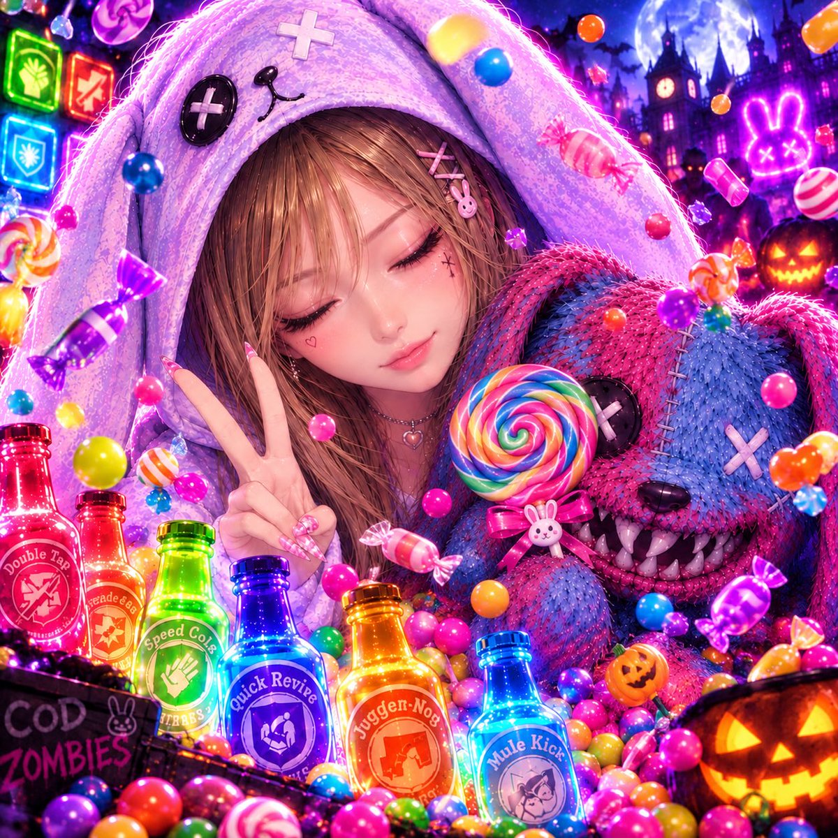 mimi__chance's tweet photo. プロフ画像ハロウィンにしてみた🎃
推しのピークスも🐰👻

BO7のシーズン5のウィークリー終わった
8週目エンドゲームでクリア

なんか寂しい
最近ずっとこんな気持ち💔

シーズン6終わったら
もっと寂しいんやろうな🥲

#BO7
#エンドゲーム https://t.co/KUQ3ur2gEW