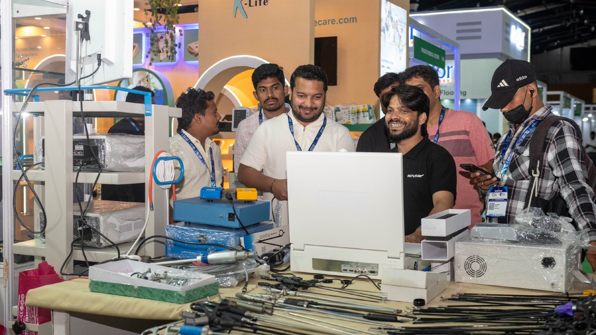 BIECentre's tweet photo. A successful edition of India Medical Expo 2026 at BIEC, Bengaluru! Organised by SD Medical Exposition, the 3-day expo brought together 158 exhibitors, 4,700+ visitors and participation from 29 countries. #BIEC #IndiaMedicalExpo #HealthcareExpo #MedicalTechnology #Healthcare https://t.co/PL2aDgxAAj
