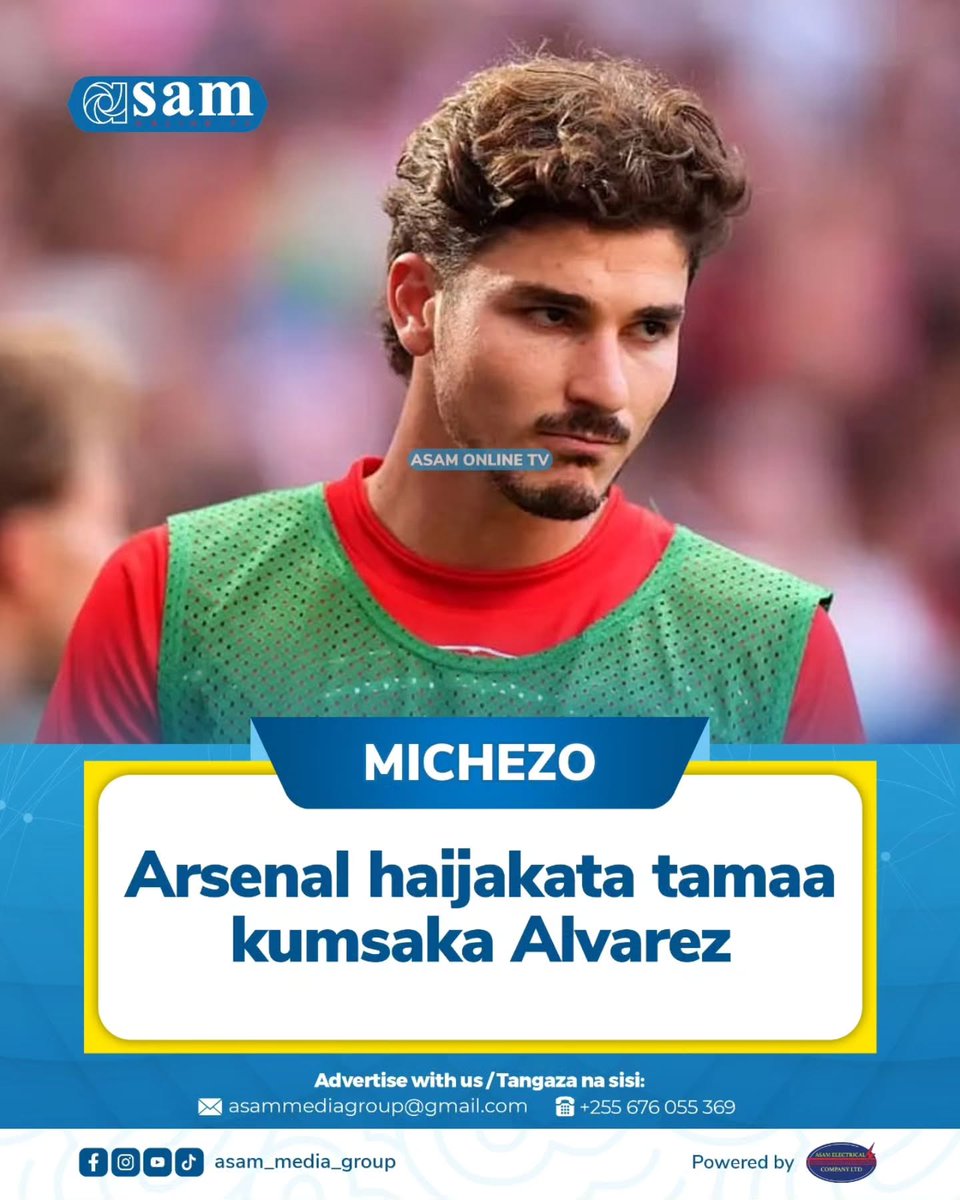 dievany1's tweet photo. With three days left in the transfer window, Arsenal remain hopeful of signing Argentina striker Julián Álvarez, 26, who wants to leave Atletico Madrid. Manchester City are tracking Everton’s Iliman Ndiaye, while Aston Villa have contacted AC Milan https://t.co/KmosY4HnI5