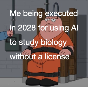 SynBio1's tweet photo. I accept my fate https://t.co/kgcf9X0v0j