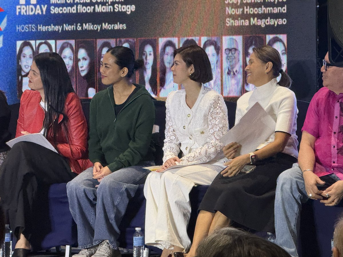 ABSCBNNews's tweet photo. LOOK: National Artist for Film and Broadcast Arts Ricky Lee launched his book "Quiapo Ilalim: Pagsusulat sa Iba’t Ibang Daan," co-produced by the Film Academy of the Philippines. 

Celebrities graced and participated in the script reading during the launch - Agot Isidro, Shaina Magdayao, Angel Aquino, JC Santos, Dimples Romana, FDCP Chair Joey Reyes and more. | via @mjfelipe