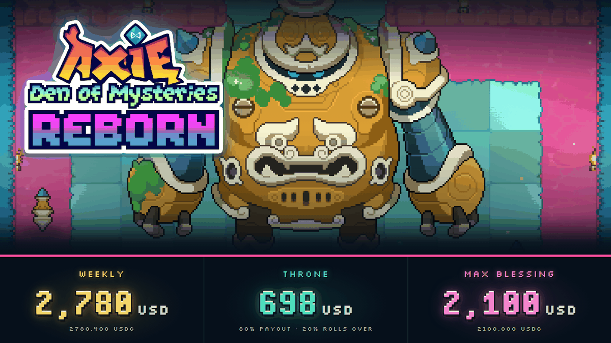 fairbanks__'s tweet photo. Ok, this is cool. @playAxieDOM released V2 yesterday, and after testing it, I have to say it feels really good. 🎮

So to support the game as well as the @Ronin_Network ecosystem, I'm giving away 5 × 10 keys ($50). 🗝️🎁

Like, repost &amp; tag 1 friend 🔽 for a chance to win. https://t.co/PqHJwSC9ip
