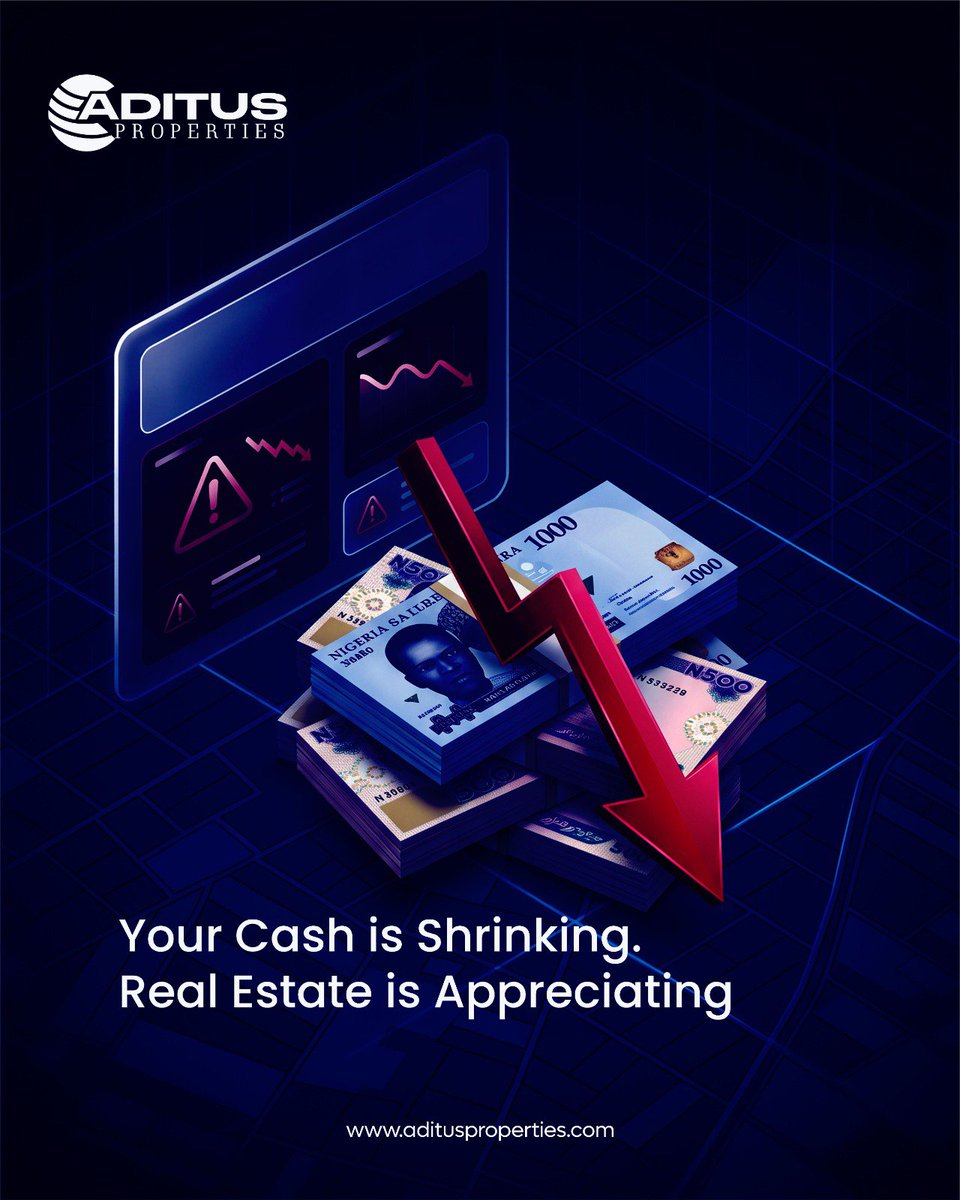 AditusPropertie's tweet photo. ONLY ONE THING IS REAL: REAL ESTATE.

Leaving capital idle in a traditional bank account may preserve its nominal value but inflation can steadily erode its purchasing power over time.

Strategic investors understand the difference. https://t.co/kdH8IZNIvK