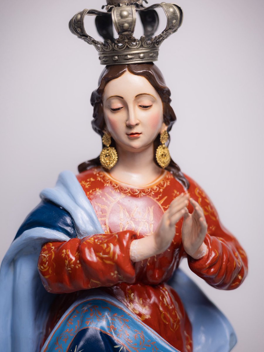 Laetaresacro's tweet photo. PURÍSIMA CONCEPCIÓN
🖌️ Barro cocido policromado al óleo
📏 50 centímetros
📸 @angelvega_13
#Laetare #ArteSacro #ArteContemporaneo #Triana #Sevilla https://t.co/WAakfKNBOO