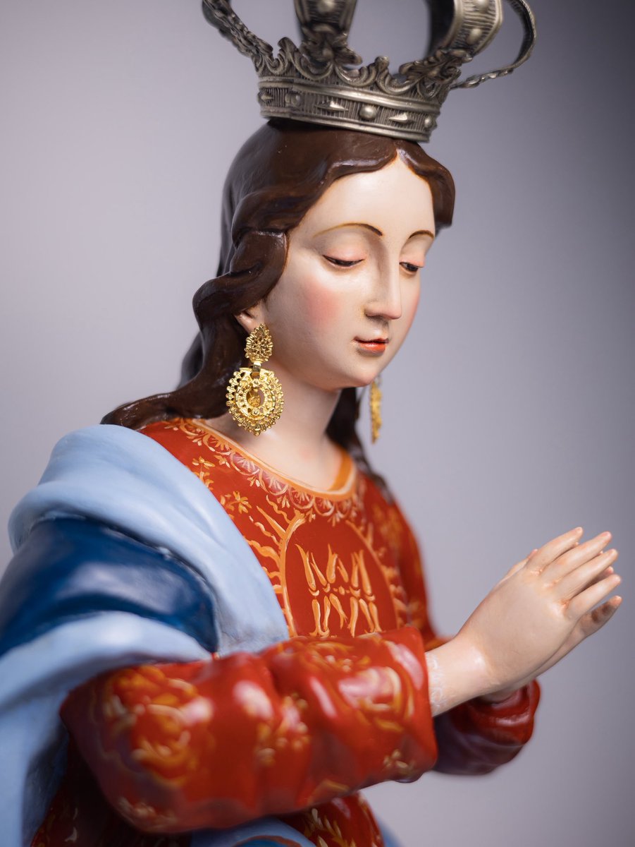 Laetaresacro's tweet photo. PURÍSIMA CONCEPCIÓN
🖌️ Barro cocido policromado al óleo
📏 50 centímetros
📸 @angelvega_13
#Laetare #ArteSacro #ArteContemporaneo #Triana #Sevilla https://t.co/WAakfKNBOO