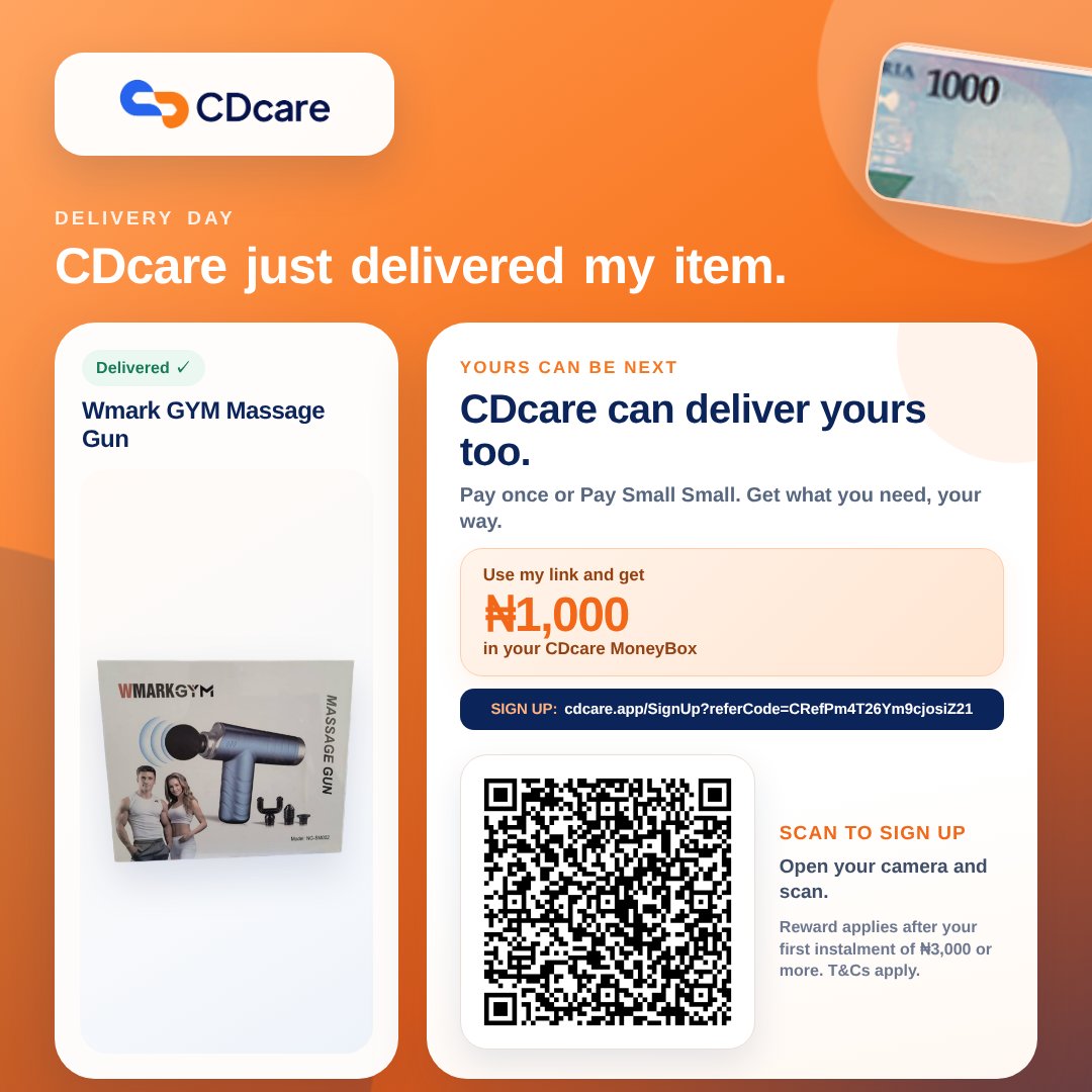 SanniIfeoluwa10's tweet photo. #cdcare https://t.co/lEshJ5DmNv
