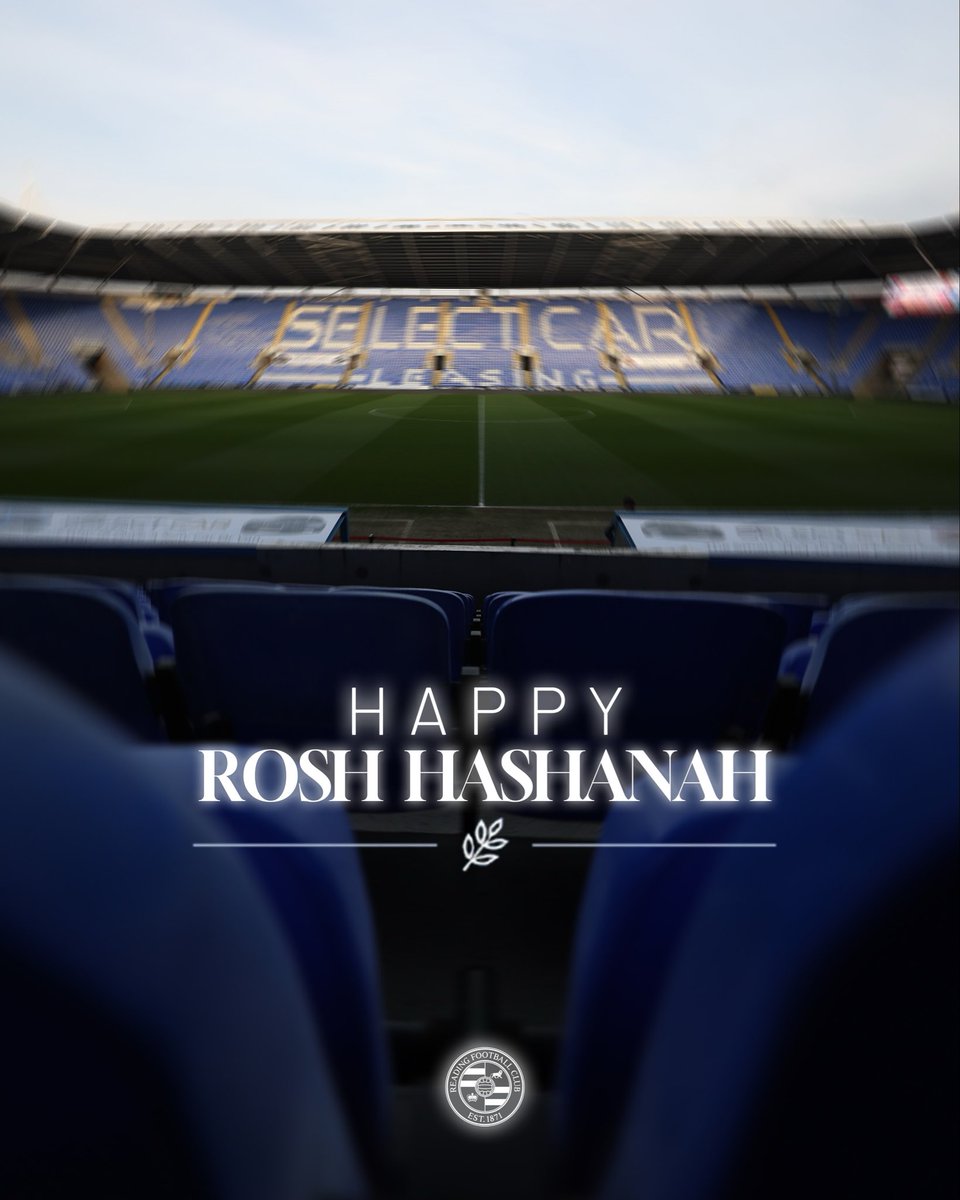 ReadingFC's tweet photo. Wishing a happy and peaceful Rosh Hashanah to everyone celebrating today. 

Shana Tova! 🍎🍯 https://t.co/XhOqezLagl